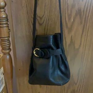 Small coach Gather top leather pouch